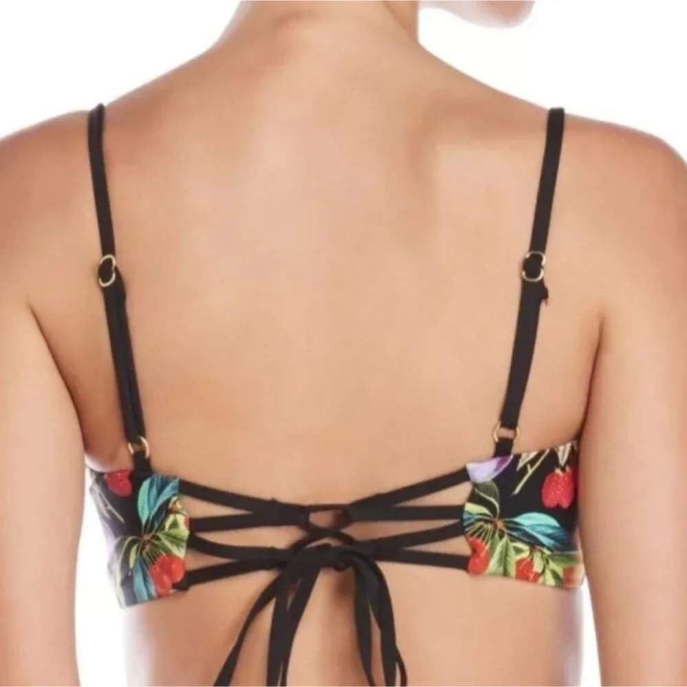 Nanette Lepore Amor Atitlan Coquette Bikini Top -NWT